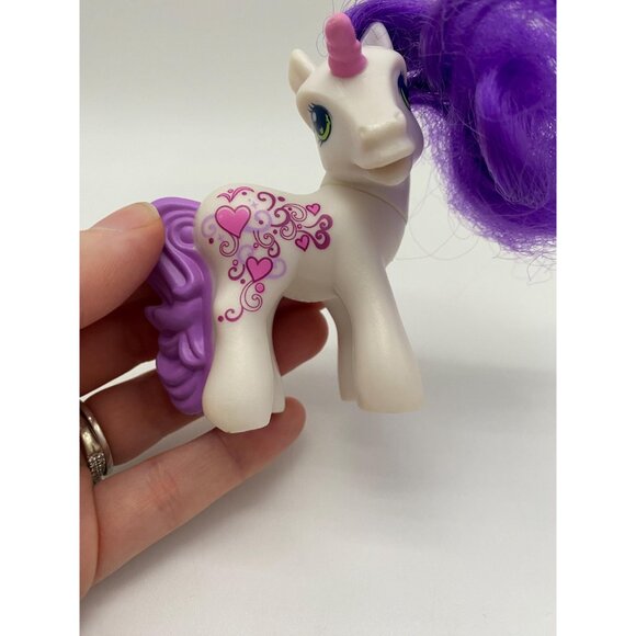 2008 McDonald's Hasbro My Little Pony Sweetie Belle Pony Figurine Happy Meal Toy - Picture 6 of 7